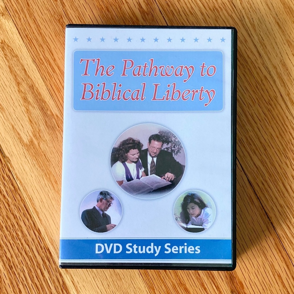 The Pathway to Biblical Liberty DVD series by FACE, contains 4 DVDs